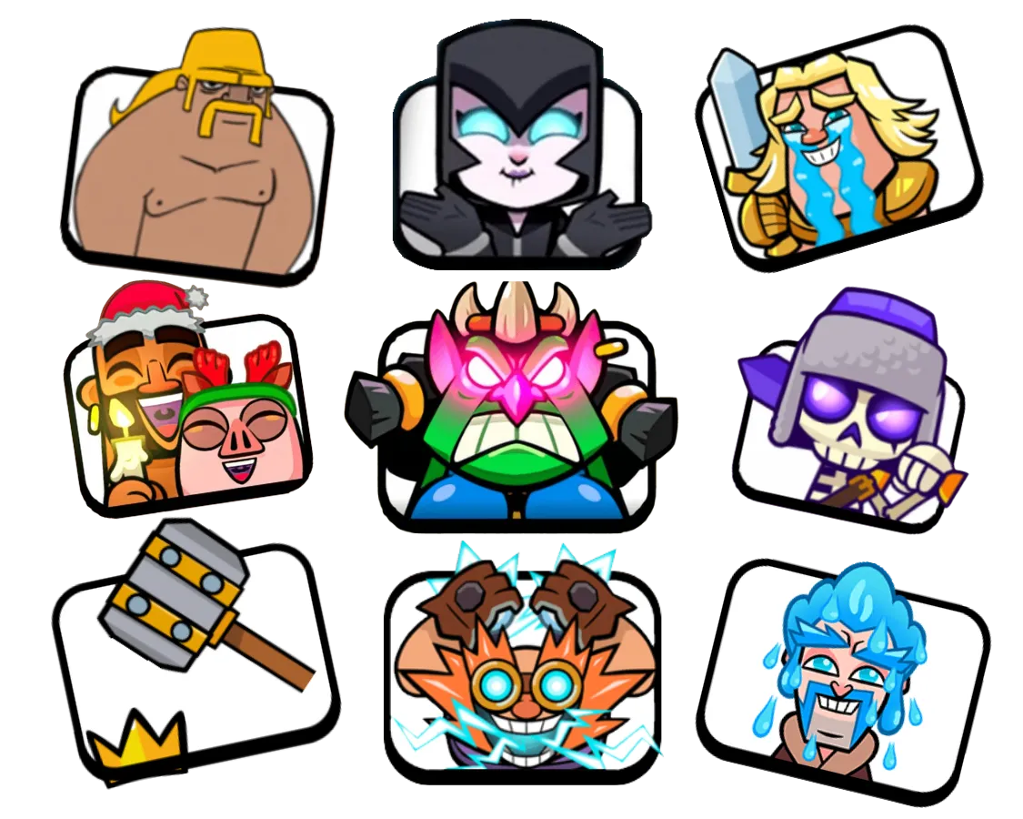 Pacote de 9 Emotes
